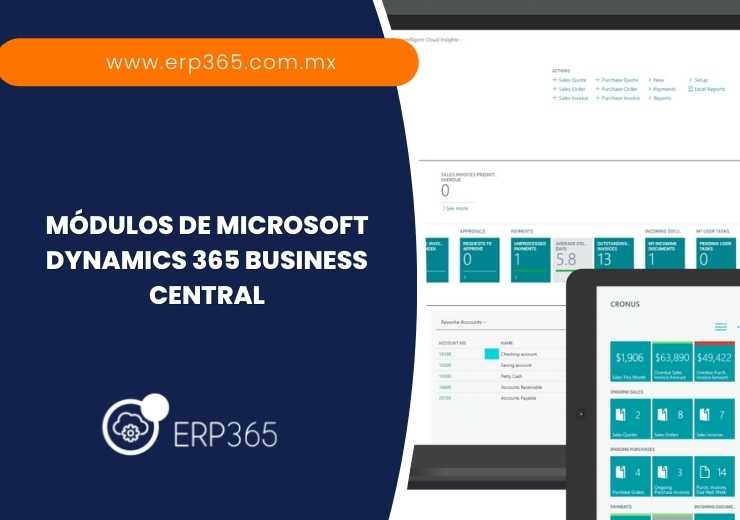 Módulos de Microsoft Dynamics 365 Business Central: Guía completa